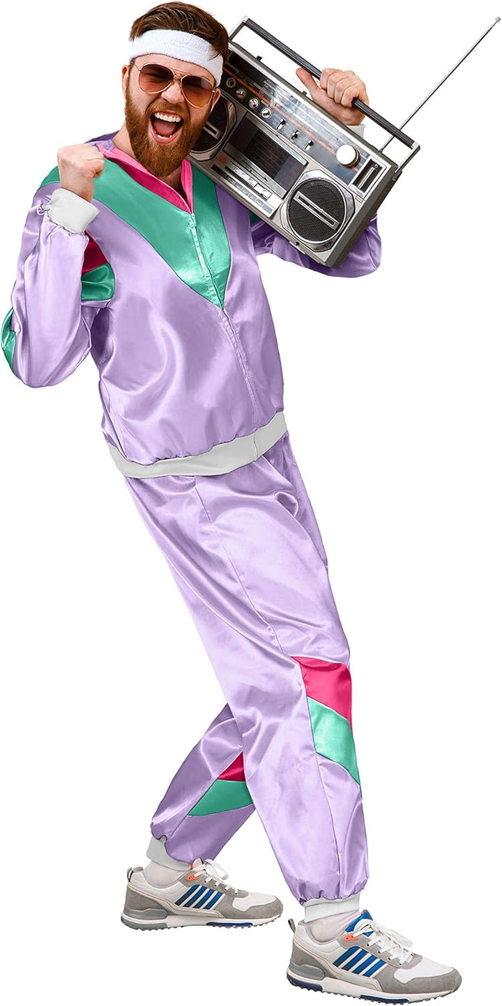 Premium 80er & 90er Jahre Retro Trainingsanzug I Assianzug I Kostüm I Gangster I Prolet I Bad Taste