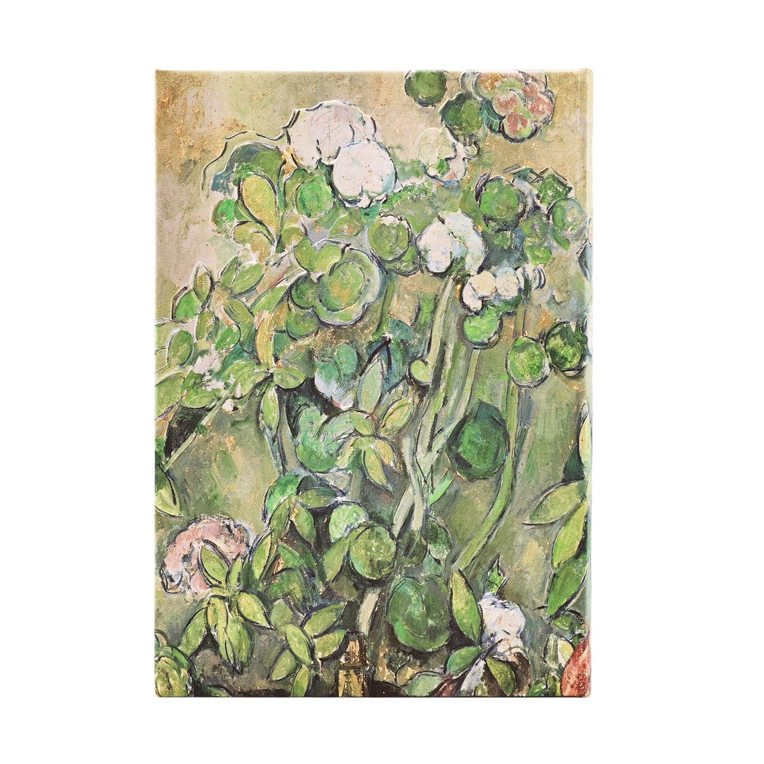 Cezanne’s Terracotta Pots and Flowers Midi Address Book (Elastic Band Closure)