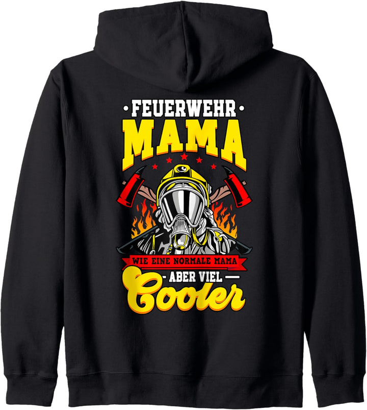Feuerwehrfrauen Feuerwehrfrau Mama Kapuzenjacke