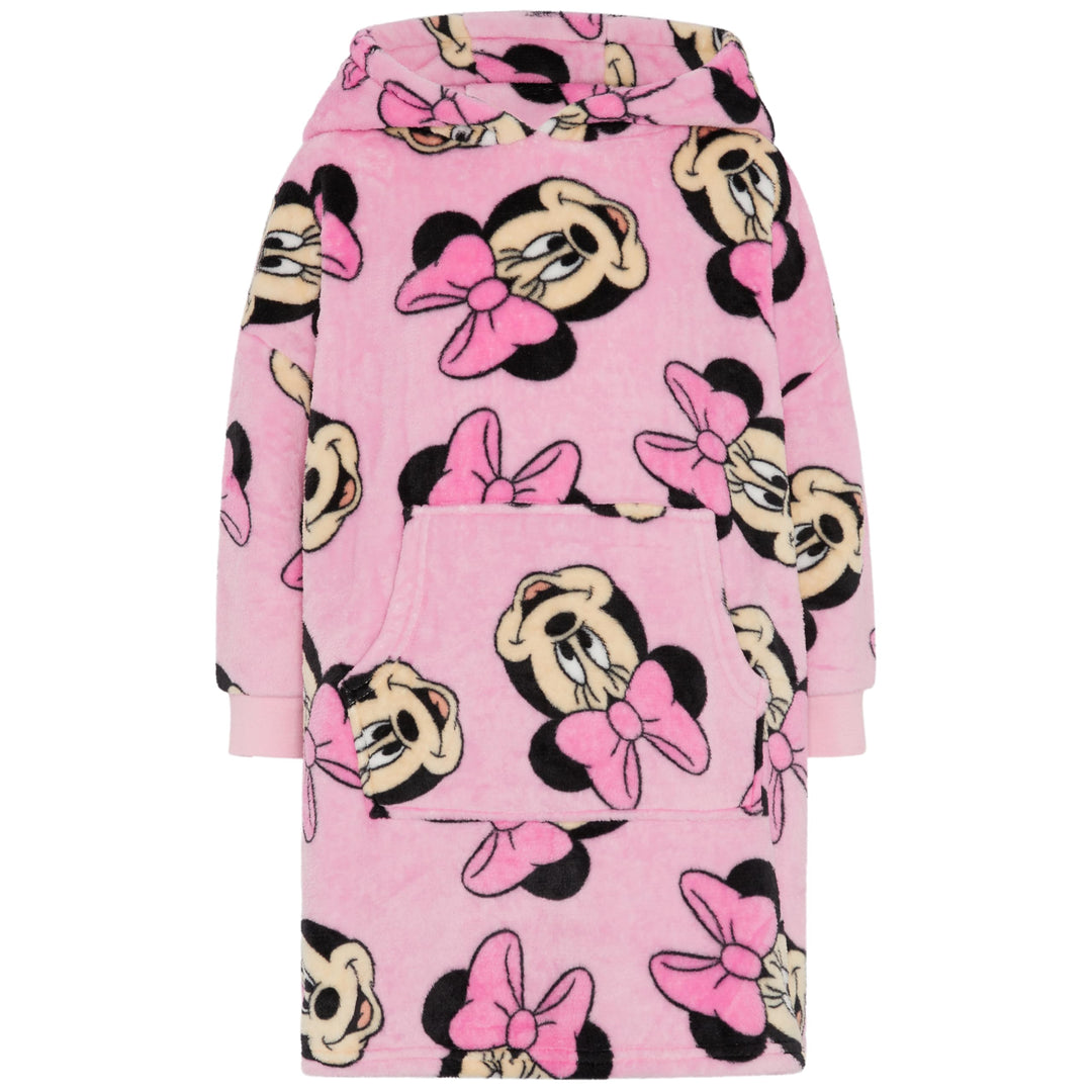 Disney Minnie Maus - Decke Hoodie Kinder Fleece Übergrösse Kapuzenpullover Mädchen 3-4 Jahre, 3-4 Ja