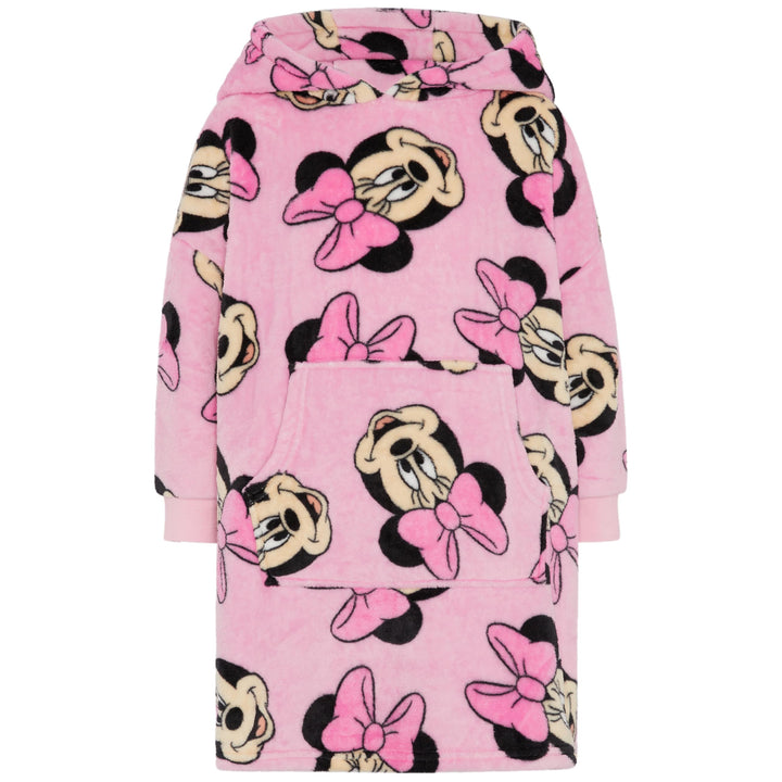 Disney Minnie Maus - Decke Hoodie Kinder Fleece Übergrösse Kapuzenpullover Mädchen 3-4 Jahre, 3-4 Ja