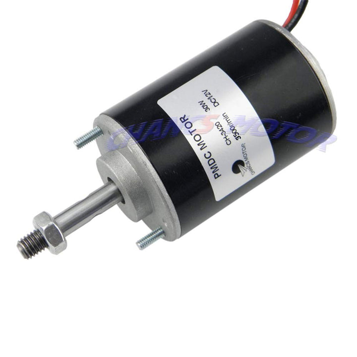 CHANCS 12V 3500RPM Permanentmagnet DC-Motor 30W CW/CCW reversibel hohe Drehzahl geräuscharm reversib
