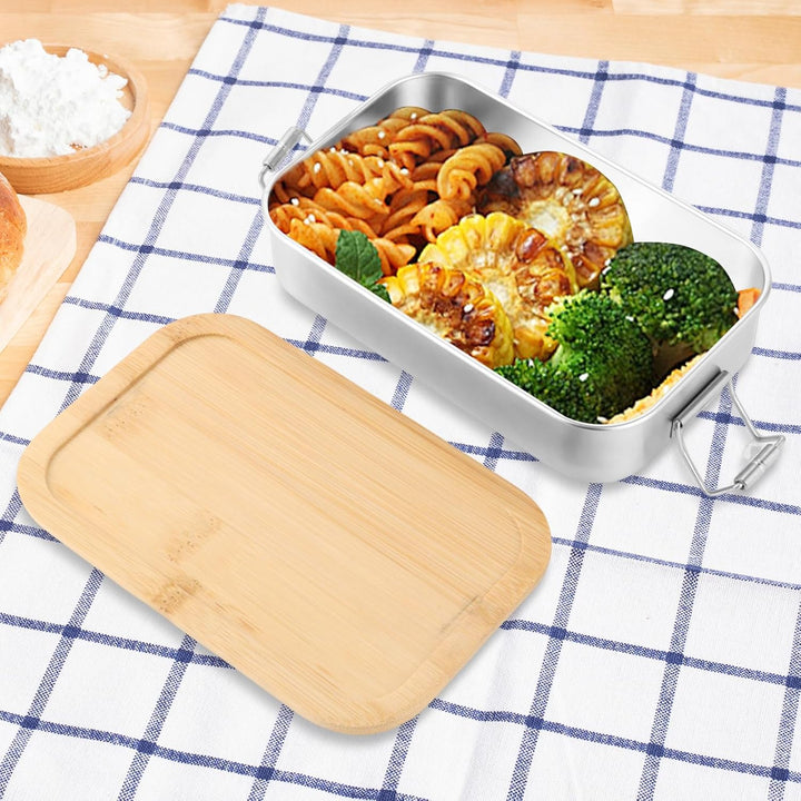 STARVAST 2 Stück Brotdose Edelstahl Lunchbox Erwachsene Kinder - Lunch Box Adult 700ML Brotdose Meta