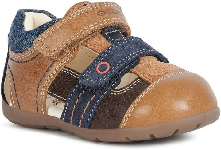 Geox B Kaytan A Lauflernschuhe 22 EU Caramel Navy, 22 EU Caramel Navy