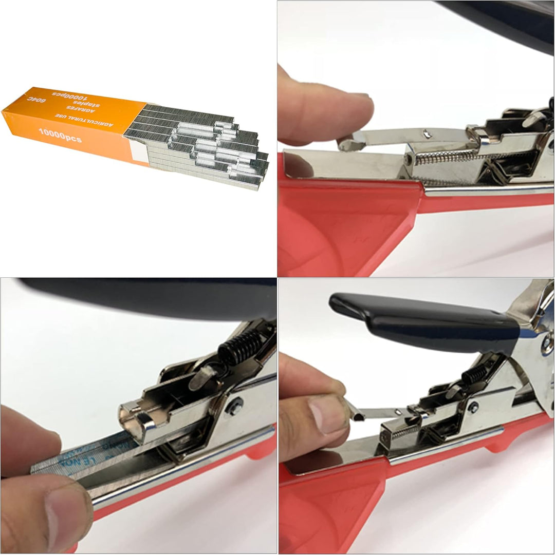 Cayway 21 Pack Bindemaschine Pflanzen, Bandzange Tape Tool Beinhaltet 20 Stück Baumschulbänder, 1 Ka