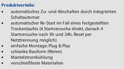 Zehnder Pumpen Aquastream 50, integrierte Schaltautomatik, Trockenlaufschutz, Förderm. 5,5 m³/h Förd