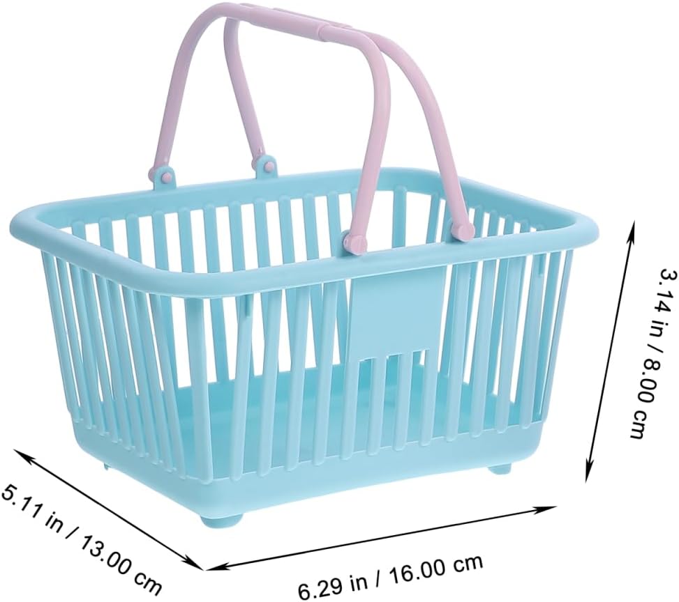 ibasenice Mini Einkaufskorb Für Kinder 16X13X8 Cm Handlicher Aufbewahrungskorb Aus Robustem Material
