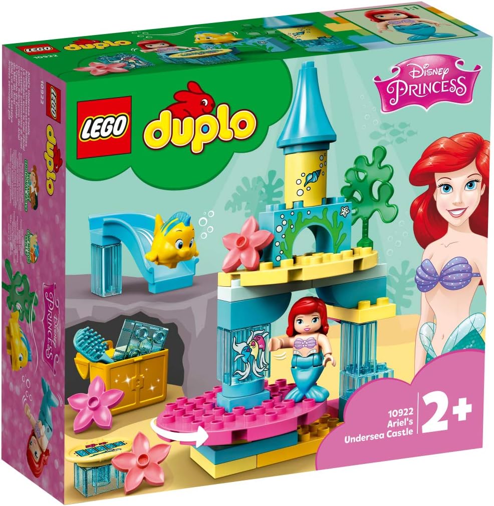 LEGO 10922 DUPLO Disney Princess Arielles Unterwasserschloss mit Arielle der kleinen Meerjungfrau Mi