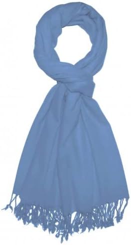 Lorenzo Cana Damen Pashmina Schal Schaltuch 50% Kaschmir 50% Wolle Stola Tuch Umschlagtuch Uni Schal