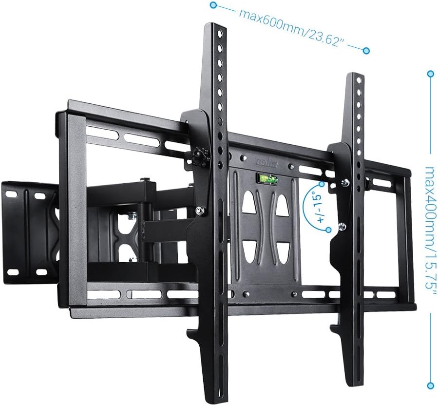 Unho® Wandhalterung TV Schwenkbar Neigbar TV Eckhalterung Eckhalter für LED LCD Plasma Fernseher von