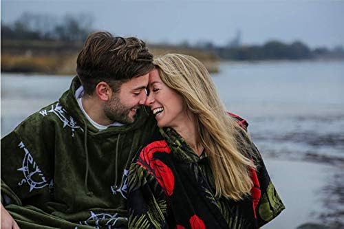 ATLANTIC SHORE | Surf Poncho | Badeponcho mit Kapuze aus 100% Baumwolle | Unisex | Special Editions