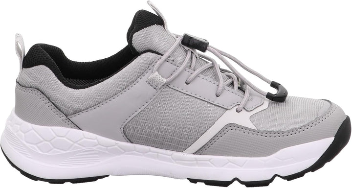 Superfit Jungen Free Ride Sneaker 39 EU Hellgrau Schwarz 2500, 39 EU Hellgrau Schwarz 2500