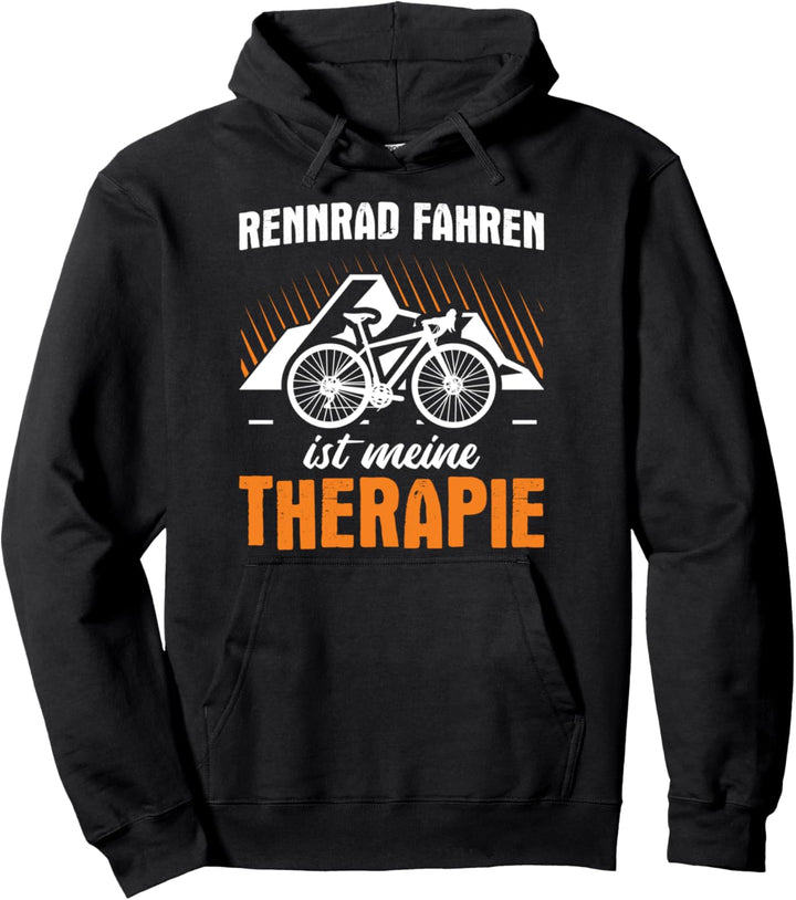 Rennrad Fahren Ist Meine Therapie Radfahrer Fahrrad Pullover Hoodie
