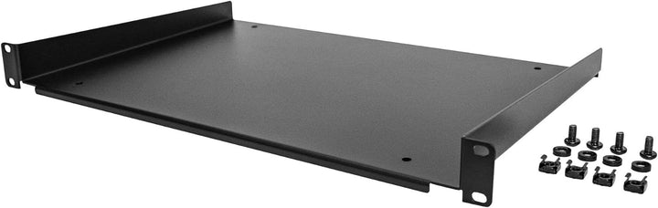 StarTech.com 1HE 19 Zoll Fachboden für netzwerk schrank - Freitragende Rack ablage für Serverschrank