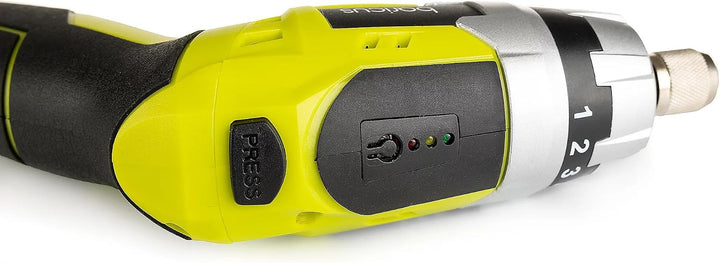 Baricus Akkuschrauber 3,6V - Akku-Stabschrauber - Drehmoment: 3,5 Nm - B-Ware (lime green), Lime Gre