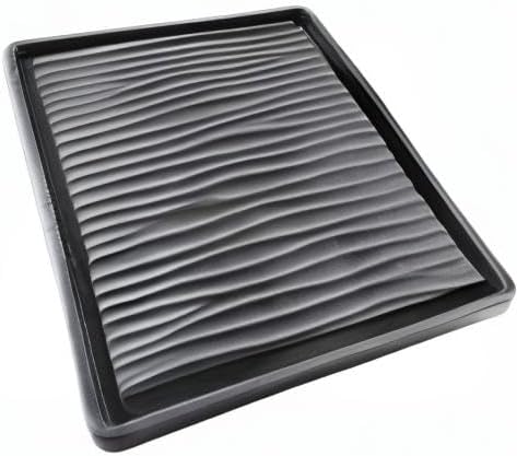 BLANCO Wellentropf | Aus wertigem Kunststoff schwarz / grau | 432 x 382 mm Wellentropf Schwarz, Well