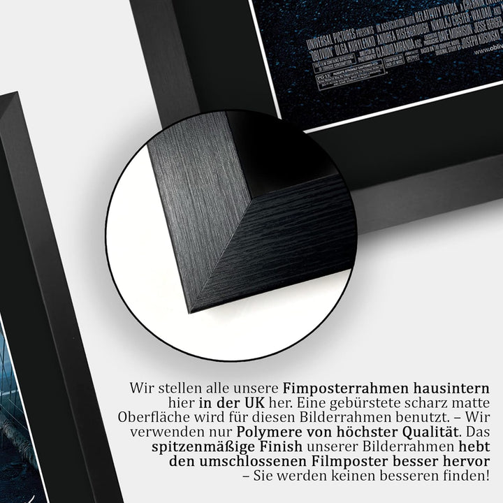 HWC Trading FR A3 Oblivion Tom Cruise Geschenke Geduckter Poster Signiertes Autogramm Foto für Fans