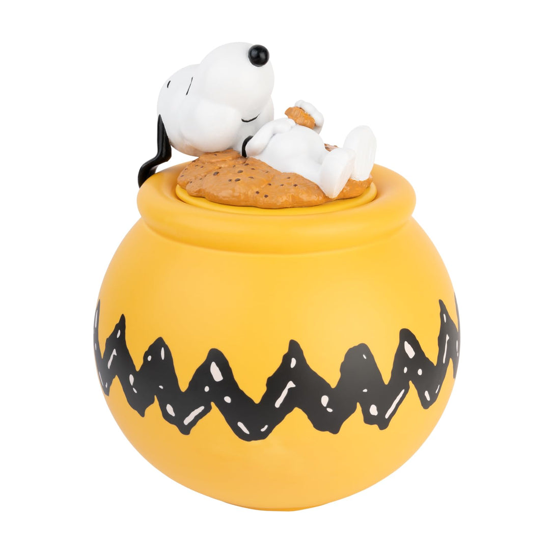 Grupo Erik Keksdose Keramik Peanuts Snoopy - Keksglas mit Deckel Gross 20,5 x 24,6 cm Vorratsbehälte