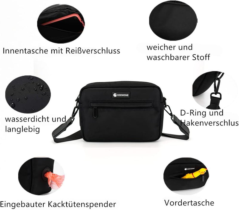 Leckerlitasche für Hunde Gassi Tasche Hund Hundeleckerli Tasche Wasserdichte Hundeleckerlitasche Umh