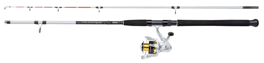 Mitchell Unisex-Adult Tanager SW Dorade Spinning Ruten und Rollen Combo Set Spinnruten, Silver/Black