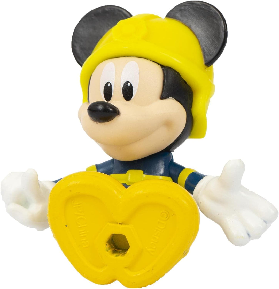 Mickey, 2 Figuren mit Gelenken, 7,5 cm, mit Zubehör, Feuerwehr Spielzeug für Kinder ab 3 Jahren, McC