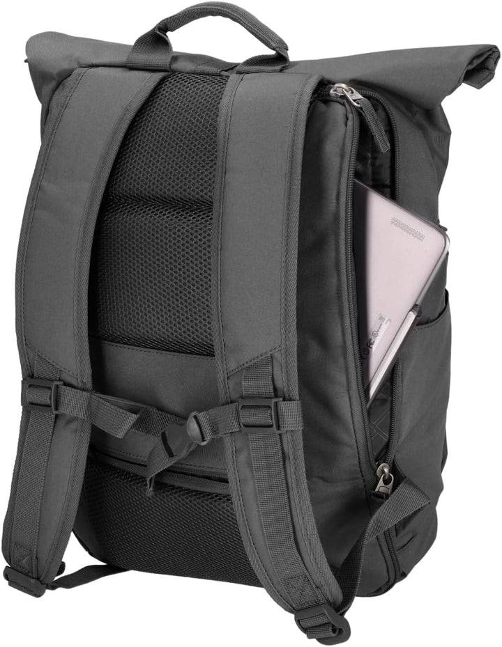 Rucksack Whitney Roll-Up | moderner Tagesrucksack mit Rolltop | gepolstertes Laptopfach (bis 17") |