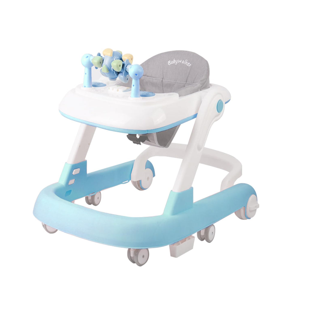 OHMG 4-in-1 Lauflernhilfe für Babys mit interaktivem Multiaktivitätstablett mit abnehmbarer Musik, h