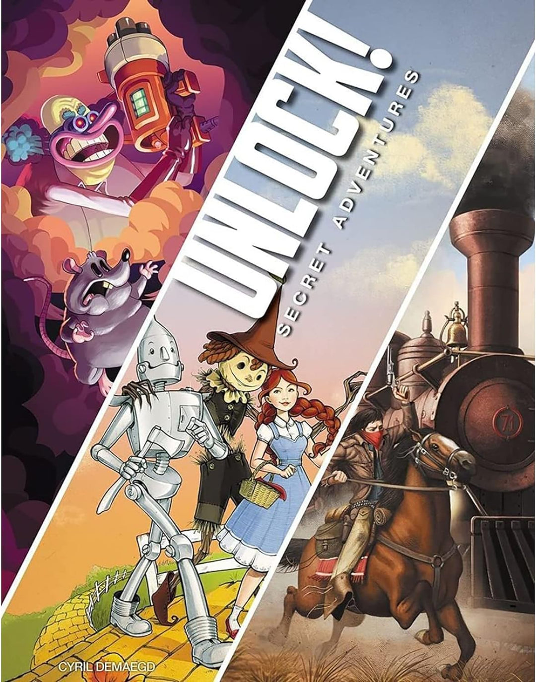 Space Cowboys ASMSCUNLOCK01EN Unlock 3! Secret Adventures - Escape Room Game - Multi-Colour Schalte