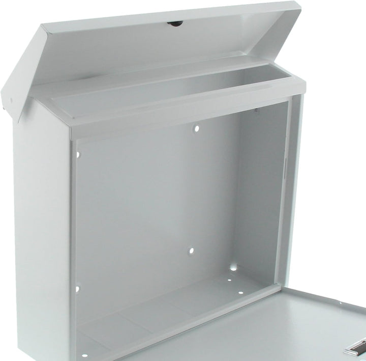 Burg Wächter Journal 5867 W, Weiss, 320 x 377 x 115 mm Weiss Briefkasten, Weiss Briefkasten