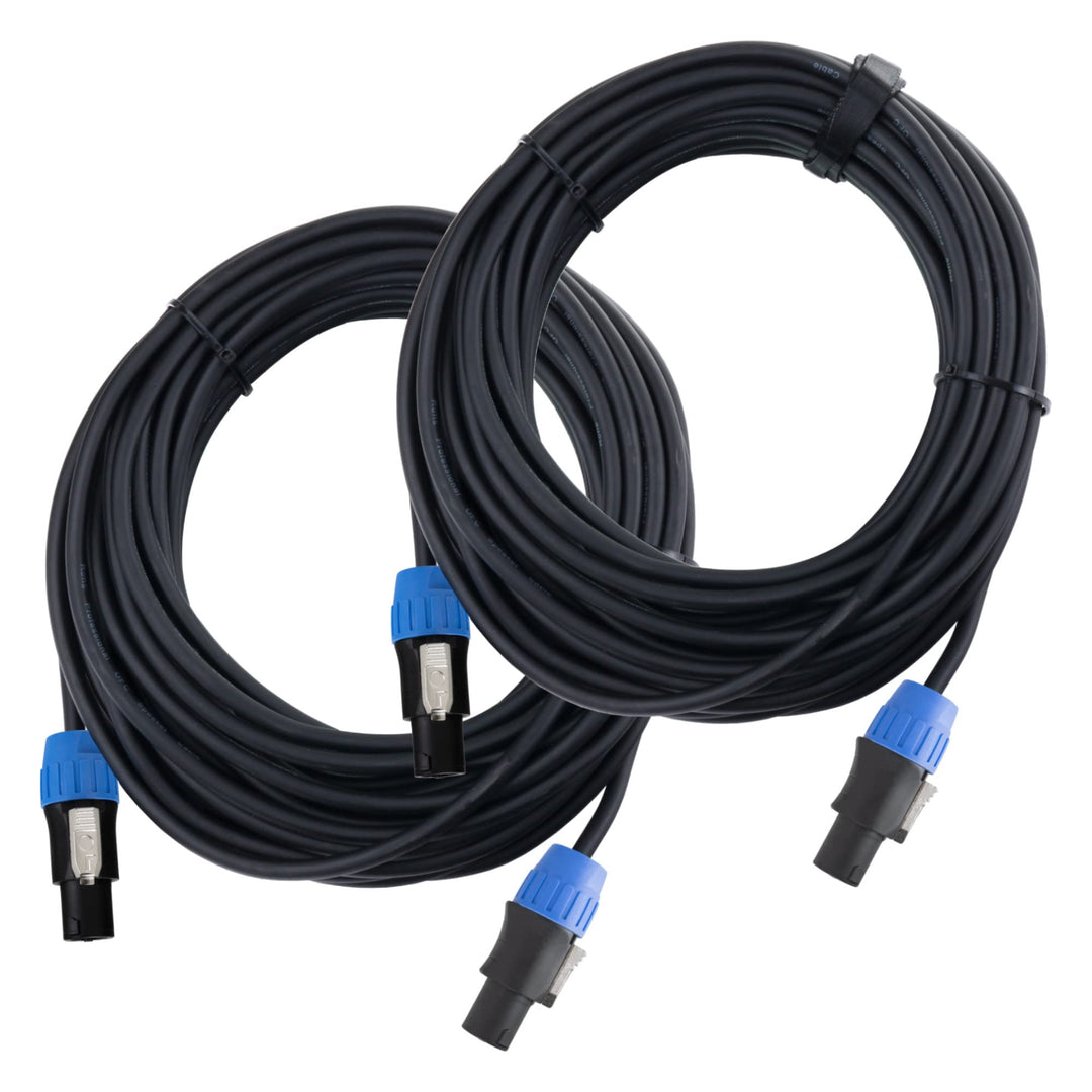 Pronomic pro-line BOXSP2-15 Lautsprecherkabel 2x 2,5 mm² - 1 Paar professionelle Boxenkabel für DJ &