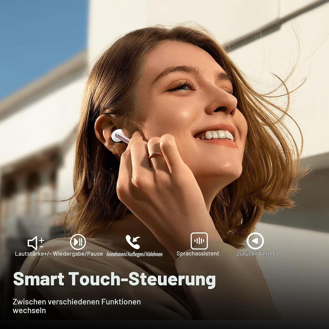 KI Kopfhörer Übersetzer, 42H Bluetooth 5.4 Sprachübersetzer Kopfhörer mit 164 Sprachen, 6 Übersetzun
