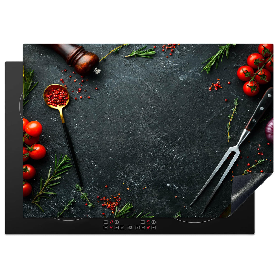 KitchenYeah© Herdabdeckplatte 75x52 cm Einteilig Herdabdeckung Abdeckplatte für Ceranfeld Abdeckung