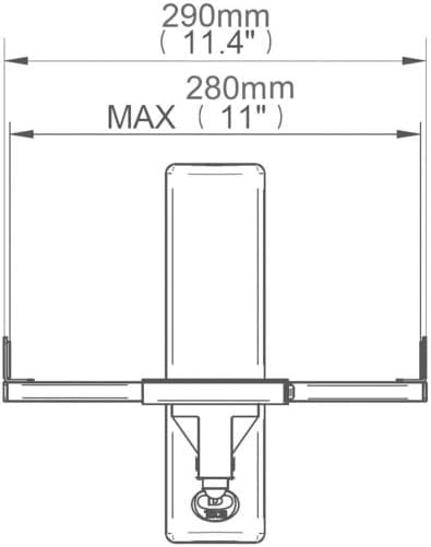 B-Tech - BT77 - Ultragrip ProTM Wandhalterung für Lautsprecher, neig- und schwenkbar, Weiss (Paar) S