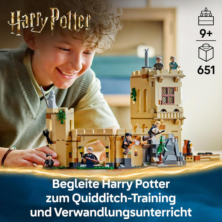 LEGO Harry Potter Schloss Hogwarts: Flugstunden, Abenteuer-Spielset mit 6 Minifiguren zum Sammeln, i
