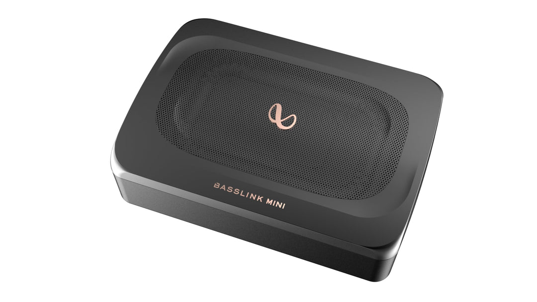 Infinity Basslink Mini - Powered 6x8 Untersitz-Subwoofer - Titan