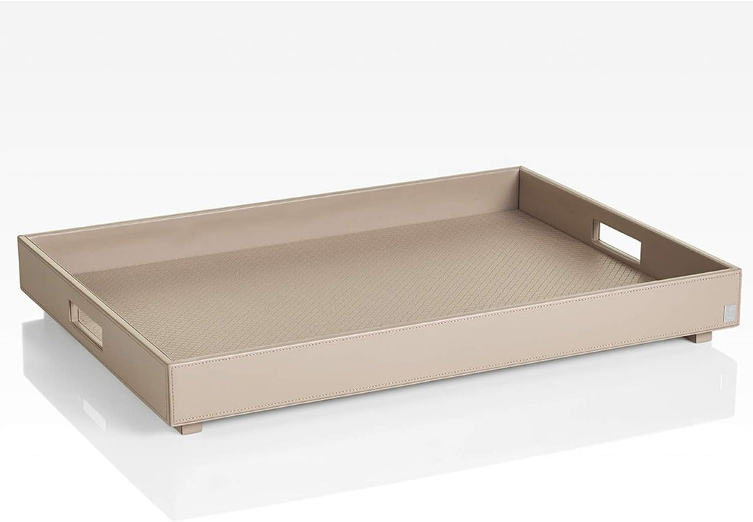 JOOP! HOMELINE, Tablett XL für Beistelltisch mit klappbarem Untergestell, Grau