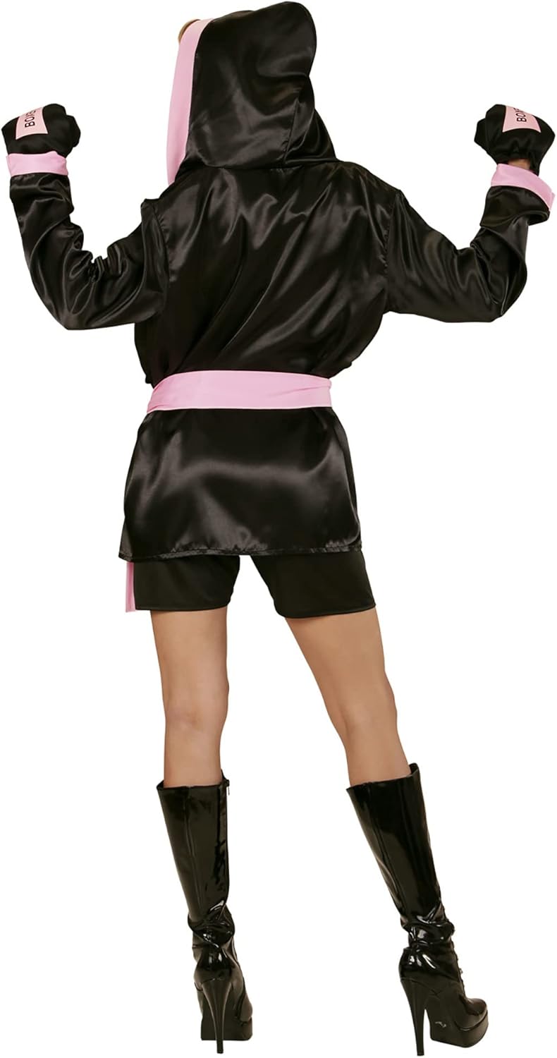 WIDMANN 73969 COSTUME DONNA PUGILE XS CASACCA NERA #739A, XS