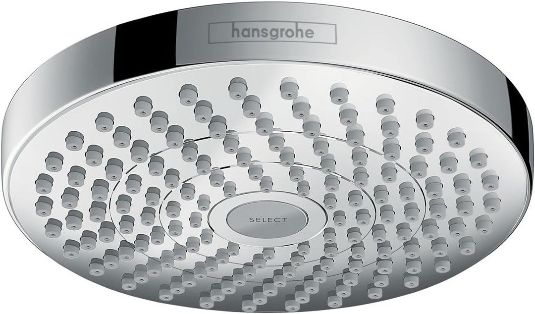 hansgrohe Croma Select S 180 Duschkopf, Kopfbrause mit 2 Strahlarten, Chrom 2 Strahlarten Chrom, 2 S