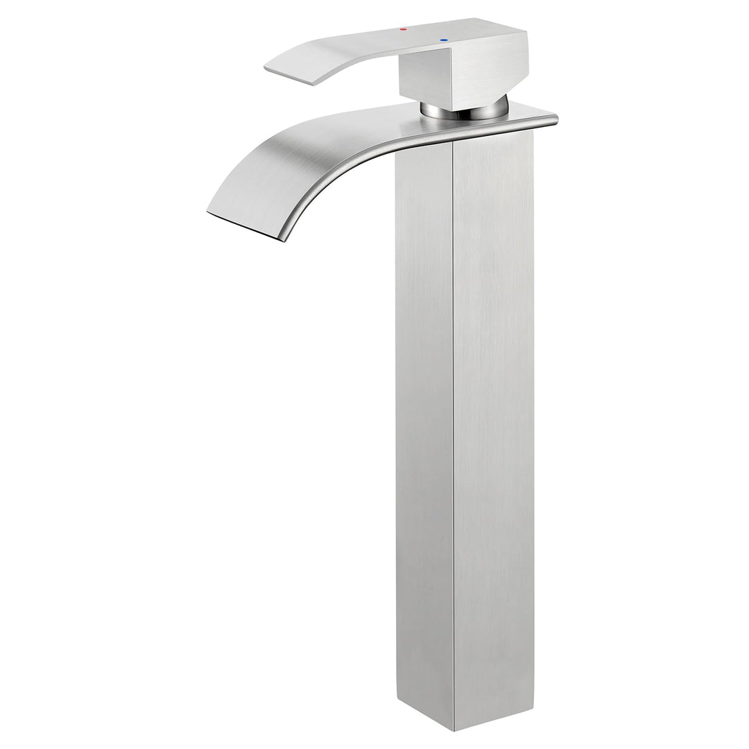 CECIPA Wasserhahn Bad, Waschtischarmatur Wasserfall für Badezimmer | Waschbecken Armaturen Mit Warm