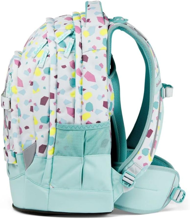 satch Pack Schulrucksack Set 3tlg. mit Sporttasche und Schlamperbox Dreamy Mosaic, Dreamy Mosaic