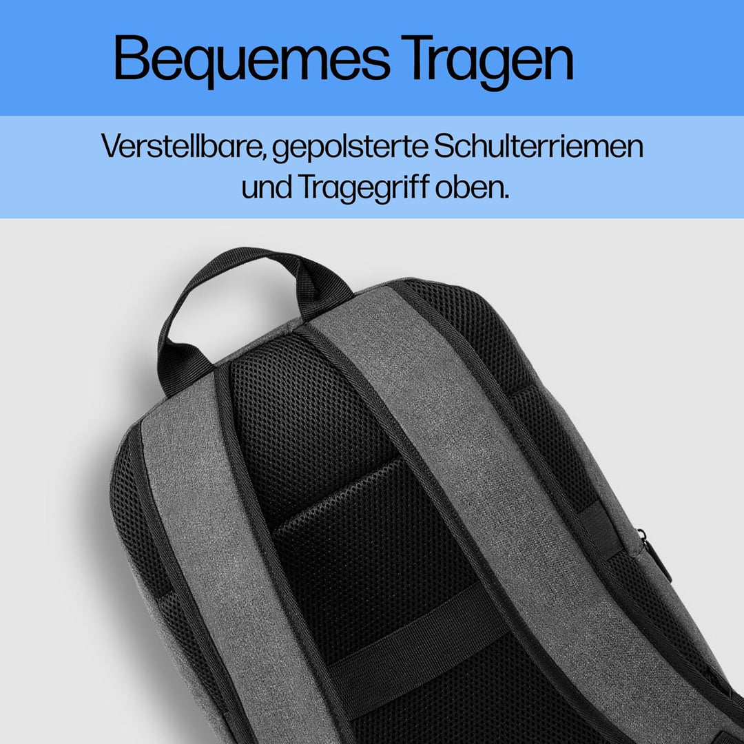 HP Prelude Laptoprucksack 15,6 Zoll – wasserabweisend, leicht & robust – Notebook Rucksack für Reise