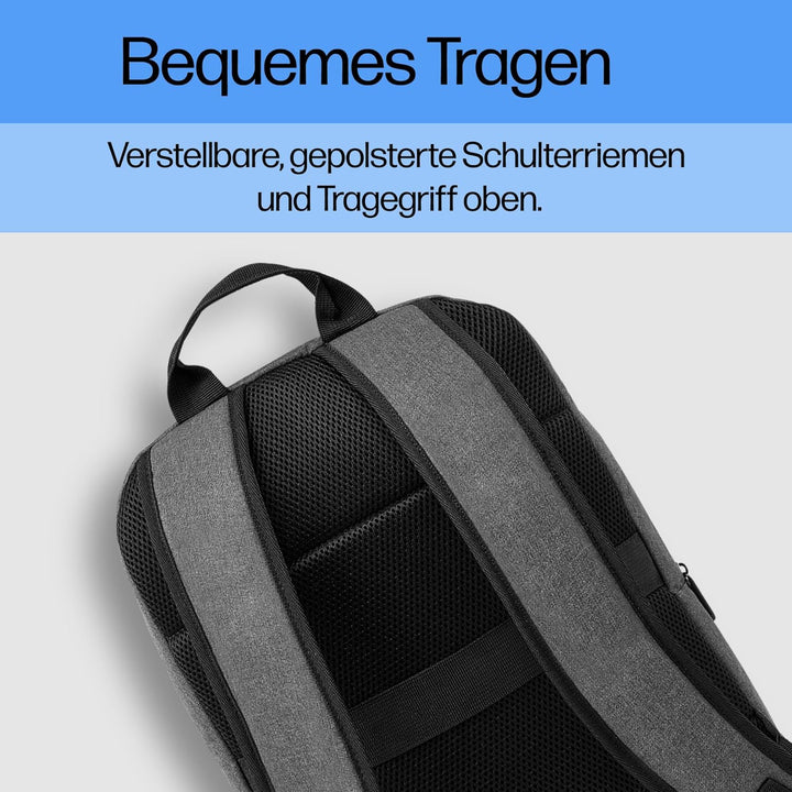 HP Prelude Laptoprucksack 15,6 Zoll – wasserabweisend, leicht & robust – Notebook Rucksack für Reise