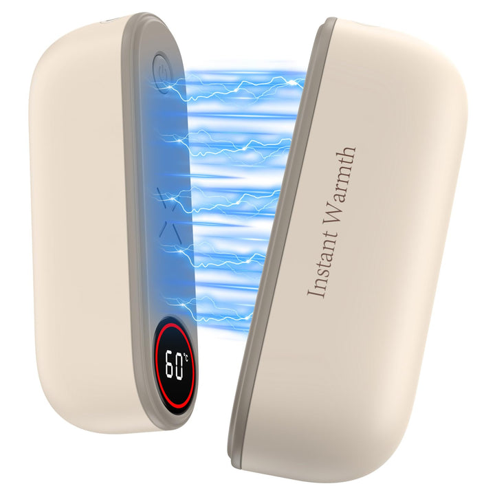 Handwärmer Elektrisch 2-in-1 Magnetisch,8000 mAh Langlebiger Akku, 3 Stufen Bis zu 60 °C, Wärme Sofo