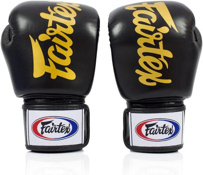 Fairtex BGV19 Deluxe Tight-Fit Gloves 16 oz Schwarz, 16 oz Schwarz