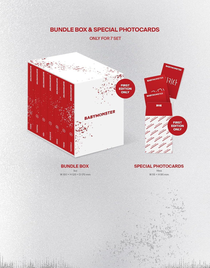 Dreamus BABYMONSTER - 1st Mini Album BABYMONS7ER YG Tag Album Version (Random ver.)