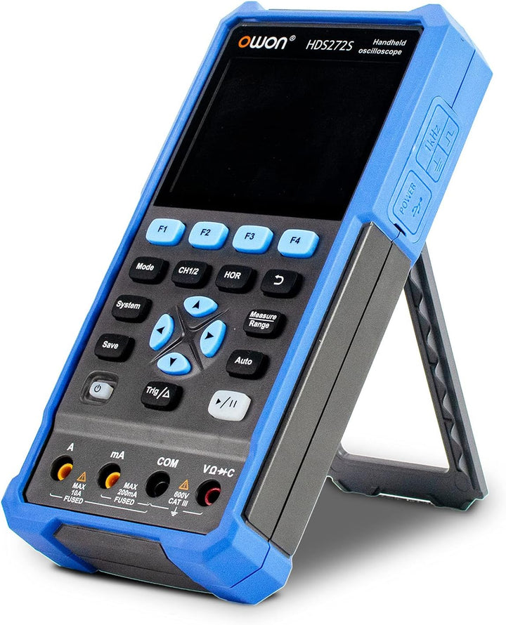 OWON HDS272S 3 in 1 Handheld Digital Oszilloskop Wellenform Generator Multimeter 2CH USB Typ C 70MHz