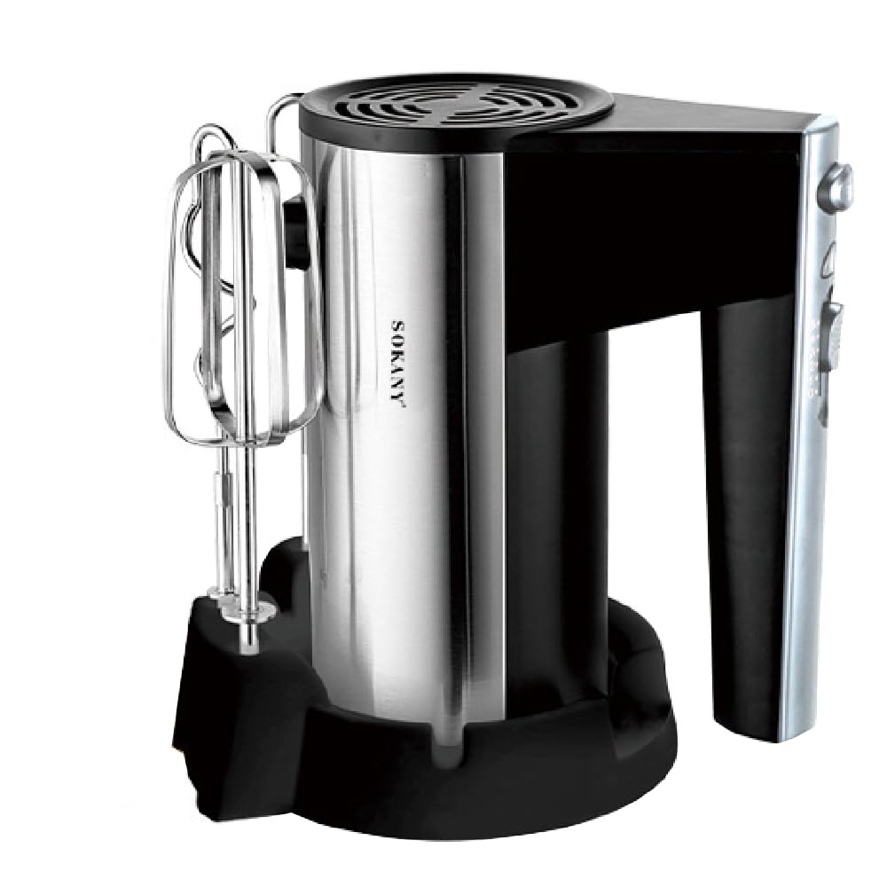 SOKANY 300W Handmixer Handrührgerät - 5 Stufen &amp; Turbo &amp; Auswurf-Funktion I Hand Mixer Handrührer Rü