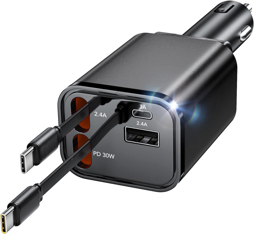 Aimtel 4 in 1 Zigarettenanzünder USB C 69W Auto Ladegerät, Kfz Ladegerät für Camping Wohnmobil Ladeg