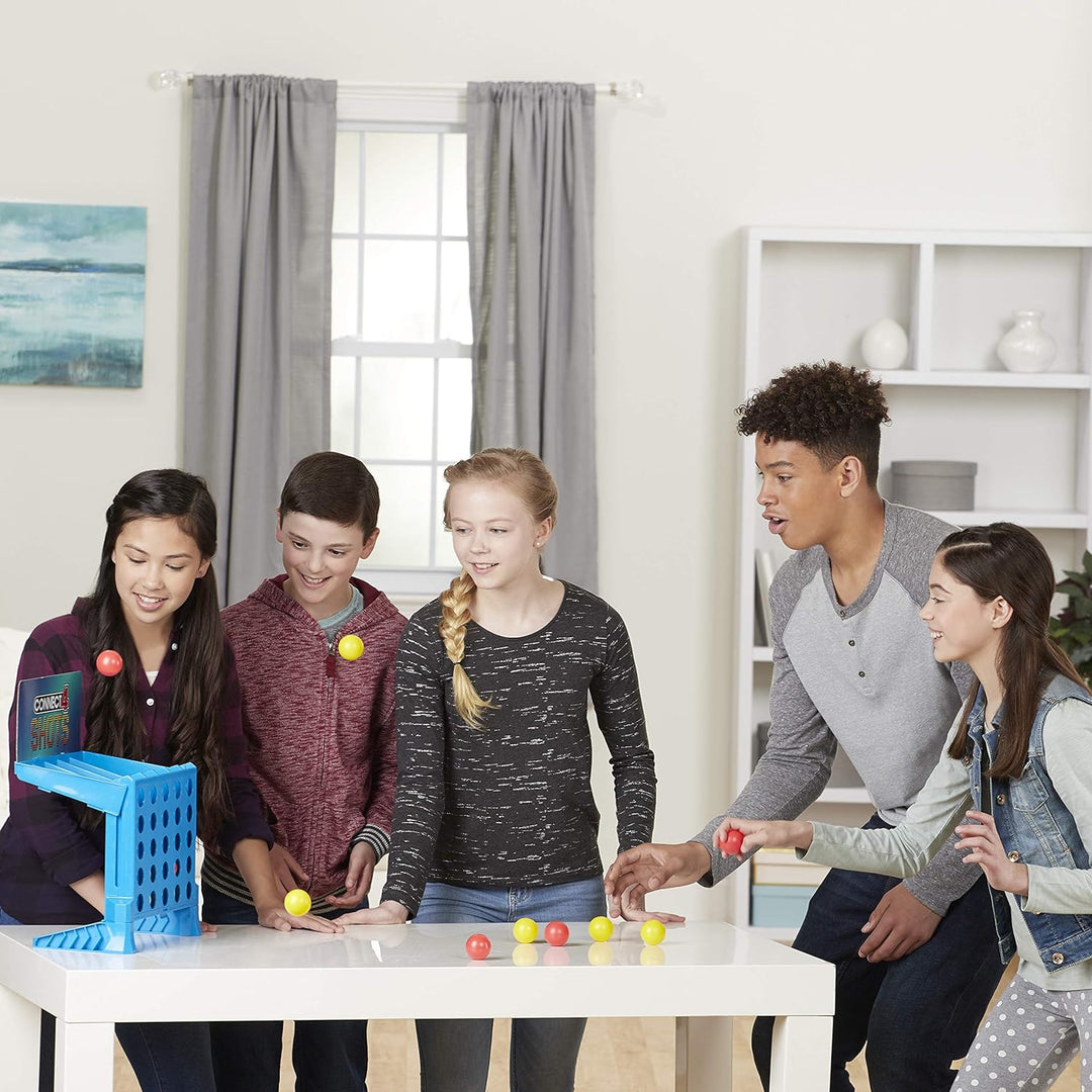 Hasbro E3578100 4 gewinnt Action, temporeiches Kinderspiel, 4 gewinnt Action