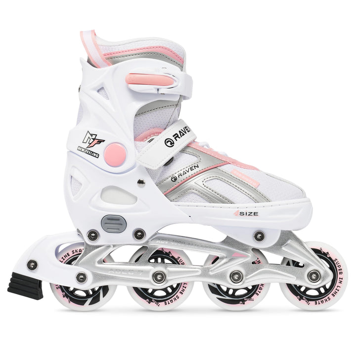 RAVEN Pulse Inline Skates Inliner für Kinder und Erwachsene OPTIONAL 2in1 mit Schlittschuhen verstel